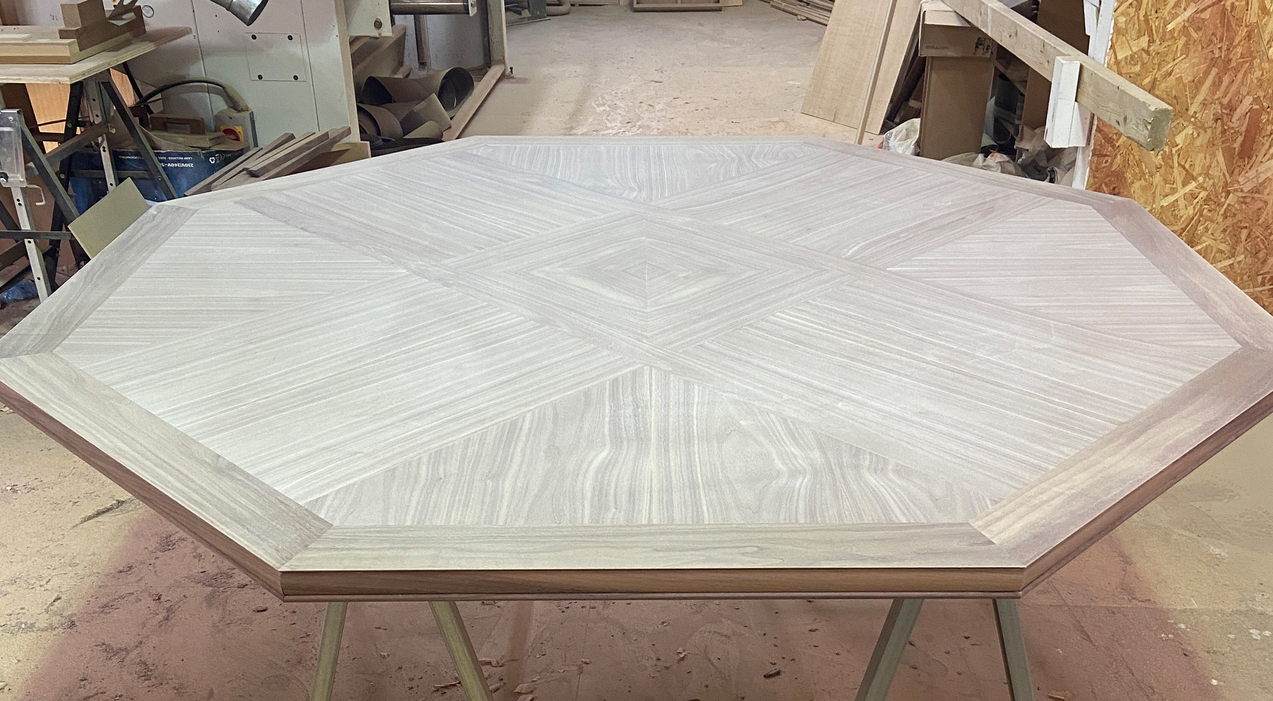 Octagonal table top