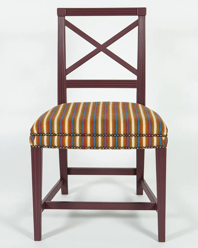 X Frame Chair front view