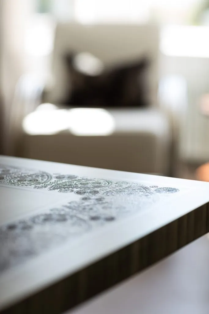 Dinner table detail